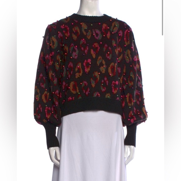 Farm Rio Colorful leopard Sweater - Picture 2 of 6